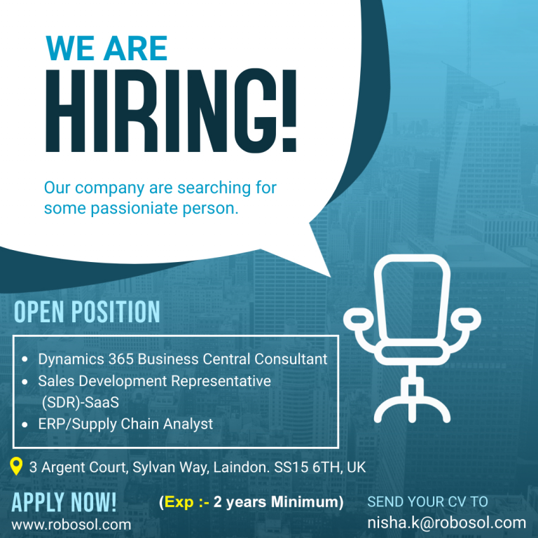 We are hiring post